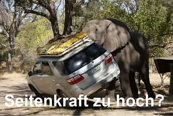 Höhere Seitenkräfte aufnehmen mit einem Trick