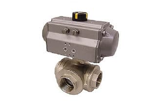 Vorgesteuerte Kugelhähne